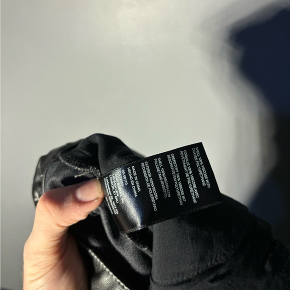 Free People The It Factor Vegan Faux Leather Wide Leg Pant Size 6 - Picture 6 of 6